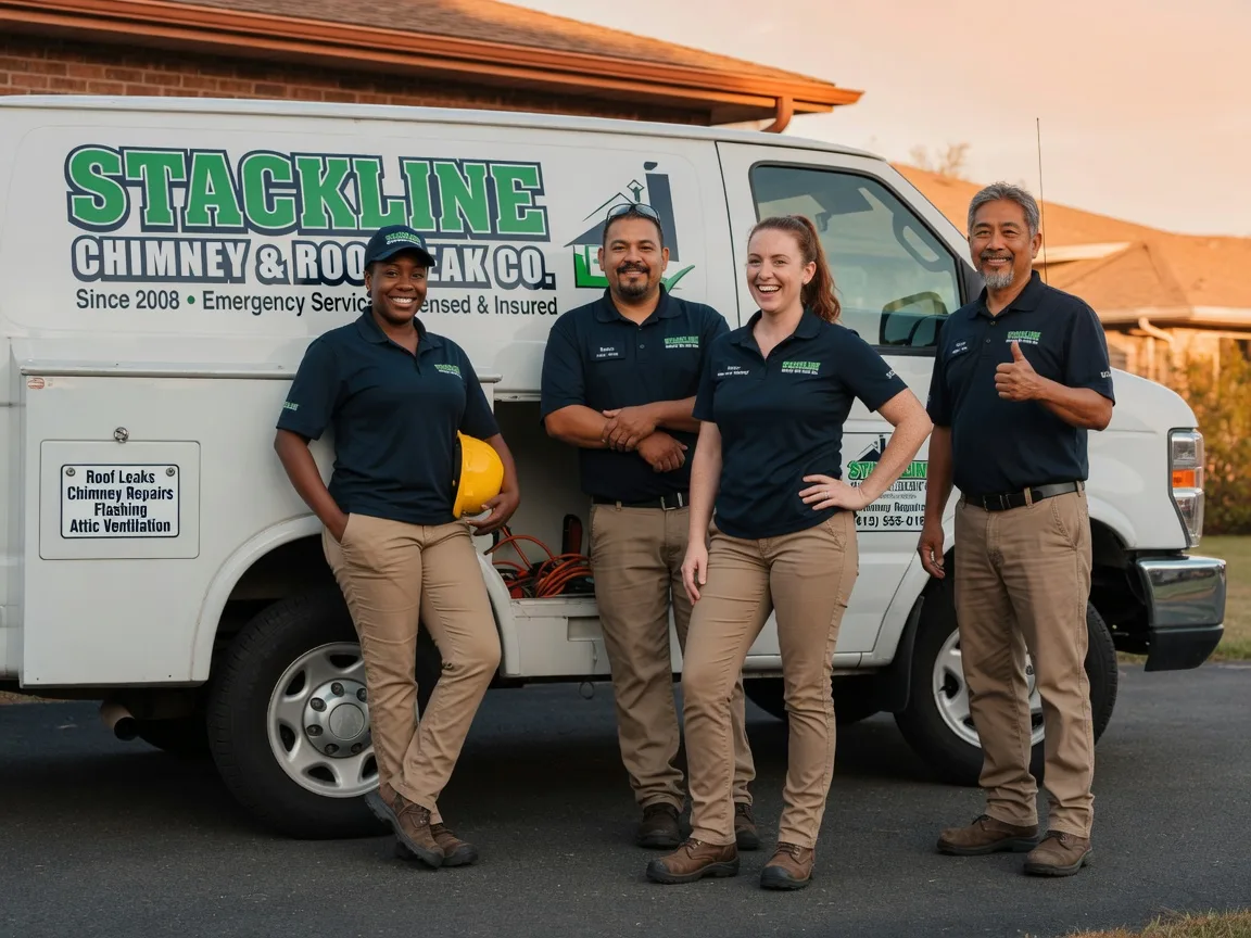 Chimney flashing repair company in Husum, WA
